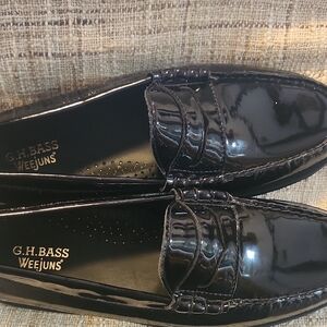G.H BASS Weejuns Black Men's Loafers